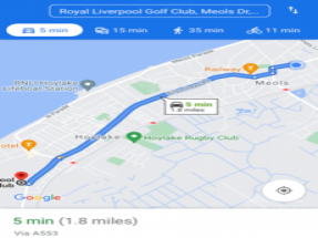 The Open 2023 Accommodation - Meols, Wirral (CH47 postcode)