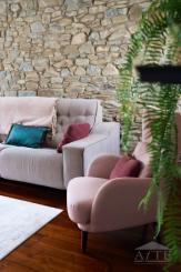 Second living area with period character and soft seating