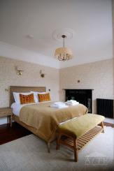 Bedroom prepared for guests at 59 William Street