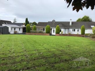 Rear garden showing annexe to the left.