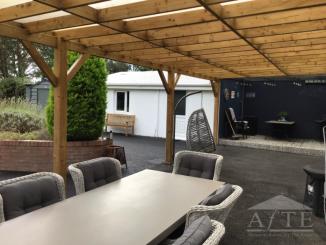 Outdoor social space.