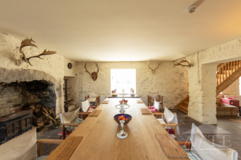 One of three dining rooms