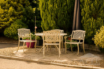 outside seating