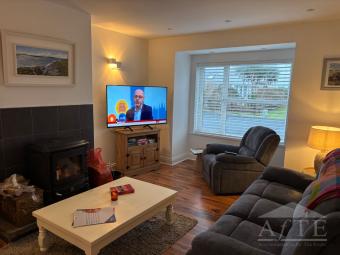 Living Room & wood stove