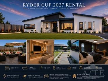 Ryder Cup 2027 Accommodation - Gort,Co.Galway H91V2DW